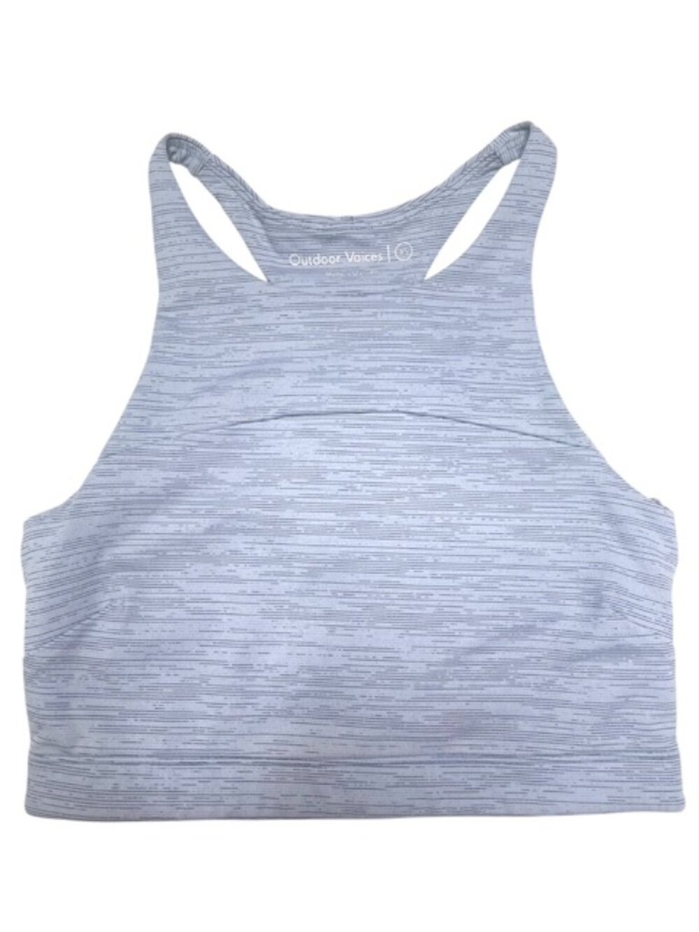 OUTDOOR VOICES Move Free Cropped Shelf Bra Tank Top - Size XS